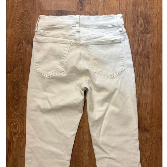 NWT J.Crew 9” Mid Rise Skinny Jeans In Signature Stretch White Size 27 - Picture 8 of 8